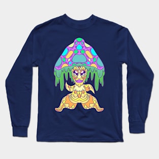 Fall Monster Illustration Long Sleeve T-Shirt